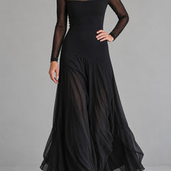 Rosalind™ Sheer Patchwork Loose-Fitting Maxi Dress – hero