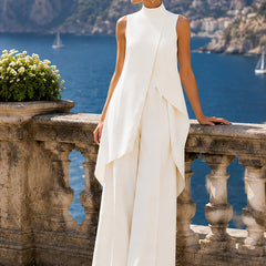 Annabella™ Elegant Drape Long Jumpsuit