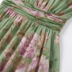 Adèle™ Floral Halter Maxi Dress
