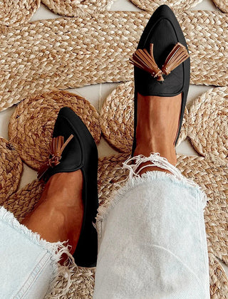 Bridget™ Chic Tasselled Pointed Loafers