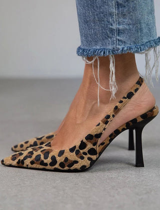 Veda™ Chic Leopard Slingback Heels