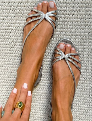 Monroe | Elegant Gold Vintage Sandals