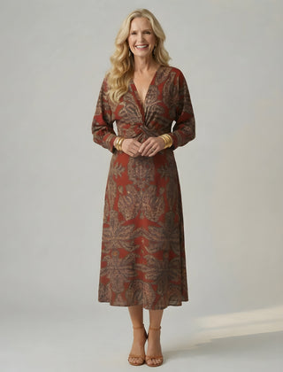 Alisson | Elegant Wrap Midi Dress