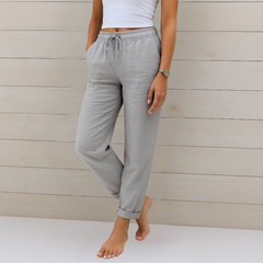 Adrianna™ Premium Linen Stretch Trousers