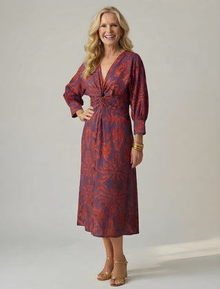 Alisson | Elegant Wrap Midi Dress