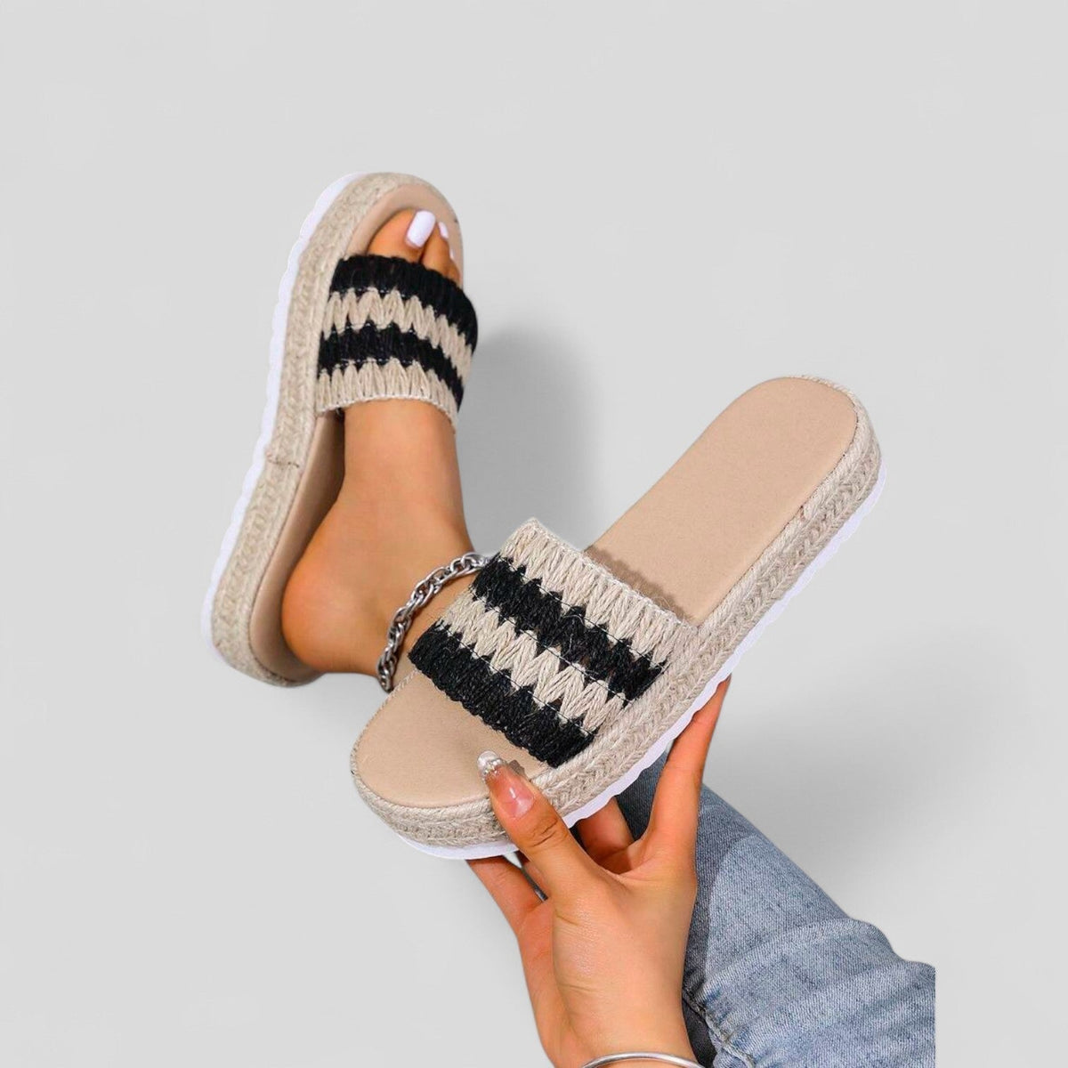 Nazaria | Jute Slippers