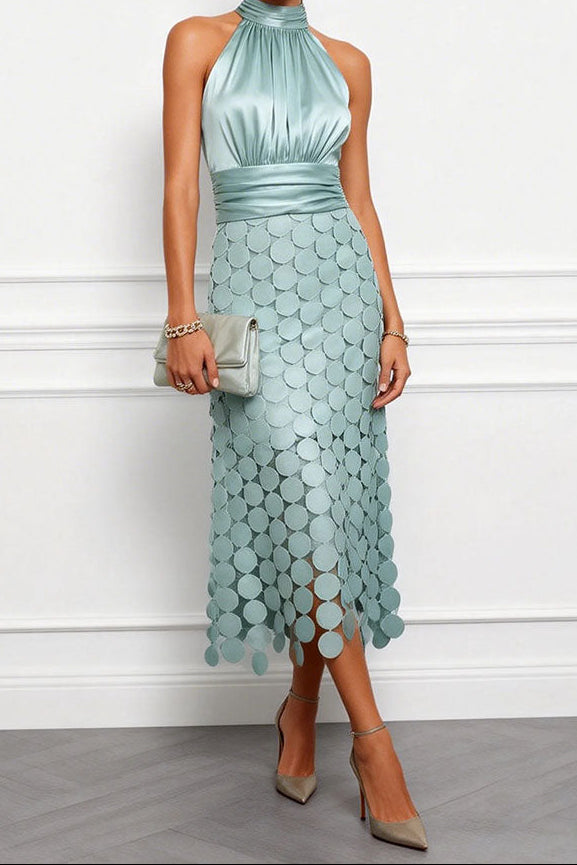 Celine™ Elegant Midi Wedding Dress