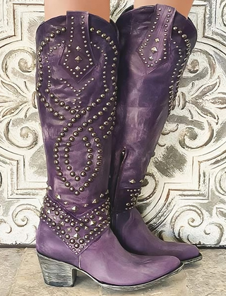 Monique™ Western Knee-High Boots