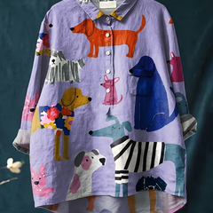 Tresha™ - Playful Print Blouse