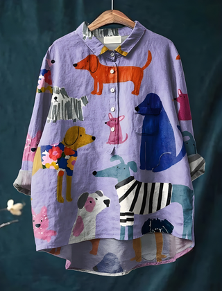 Tresha™ - Playful Print Blouse