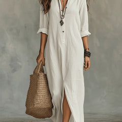 Soline™ Maxi Dress with Buttons