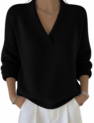Maggie™ Effortless V-Neck Jumper