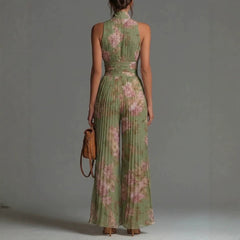 Sofia™ Pleated Floral Jumpsuit