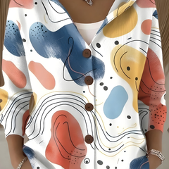 Gillian™ Artistic Warm Long Cardigan