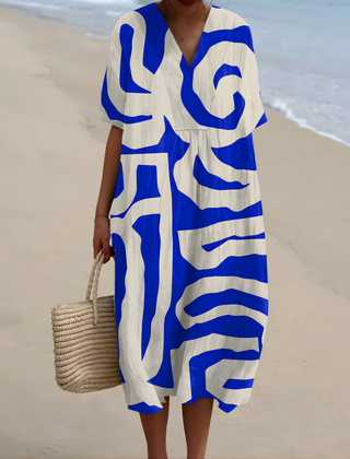 Erin™ | Abstract Relaxed-Fit Summer Dress