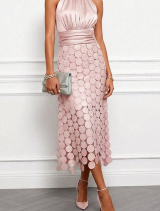 Celine™ Elegant Midi Wedding Dress