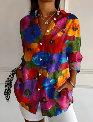 Arleth™ Colorful Pattern Blouse