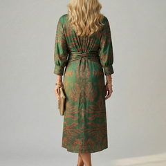 Lune™ Natural Wrap Midi Dress