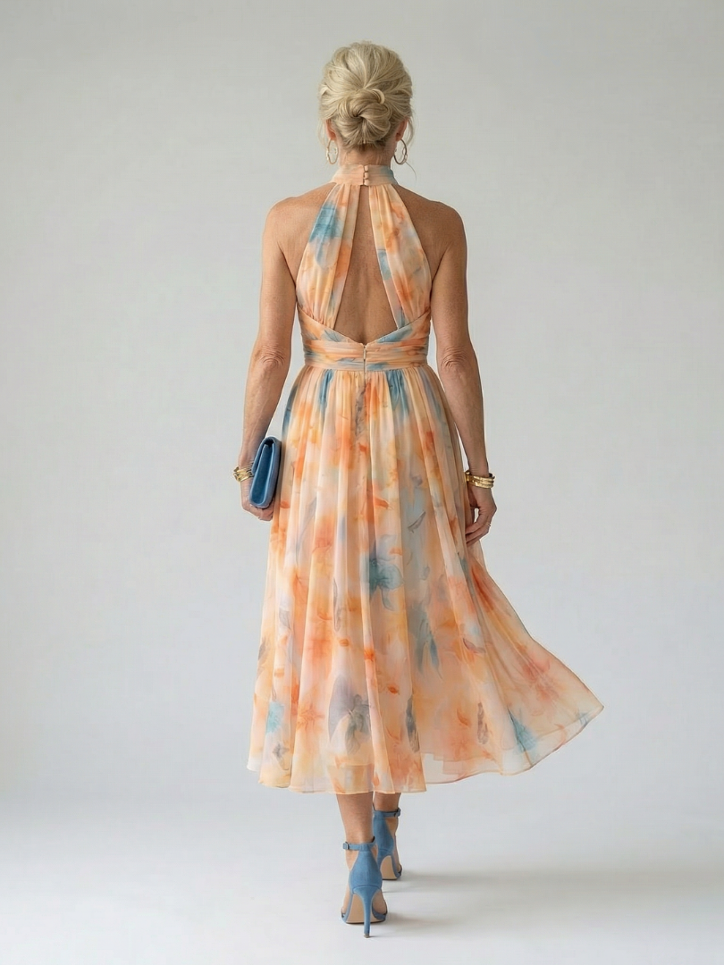 Florentina™ Soft Halter Midi Dress