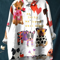 Tresha™ - Playful Print Blouse