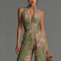 Sofia™ Pleated Floral Jumpsuit