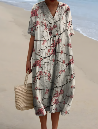 Maisy™ | Floral Relaxed Midi Dress