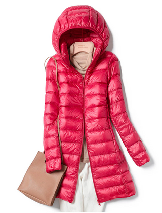 Katie - Long Ultralight Puff Down Jacket
