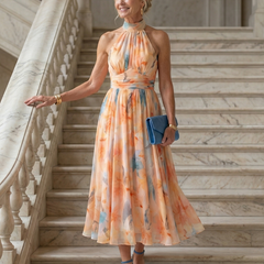 Florentina™ Soft Halter Midi Dress