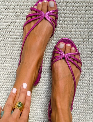 Monroe | Elegant Gold Vintage Sandals
