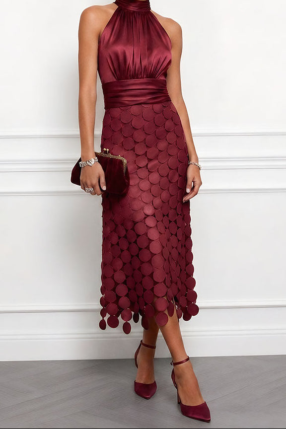 Celine™ Elegant Midi Wedding Dress