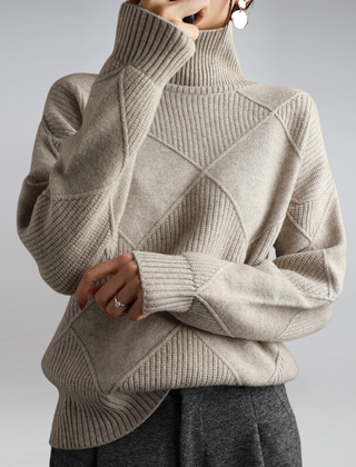 Sienna - Cashmere Turtleneck Sweater