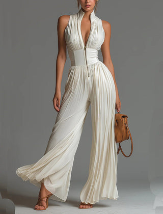 Sofia™ Pleated Floral Jumpsuit