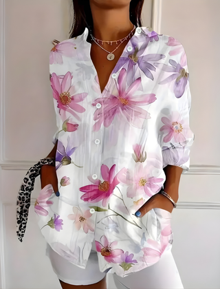 Arleth™ Colorful Pattern Blouse