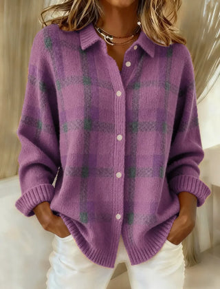 Salome™ Cloud-Soft Plaid Button-Up