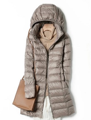 Katie - Long Ultralight Puff Down Jacket