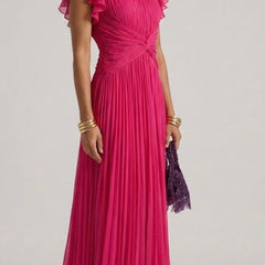 Genevra™ Pleated Evening Dress