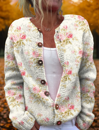 Lyanna™ - Flower Art Cardigan
