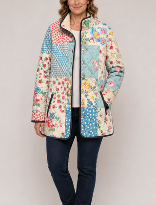 BRYNN™ | Charming Floral Quilted Jacket