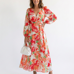 Althea™ Long Sleeve Floral Maxi Dress