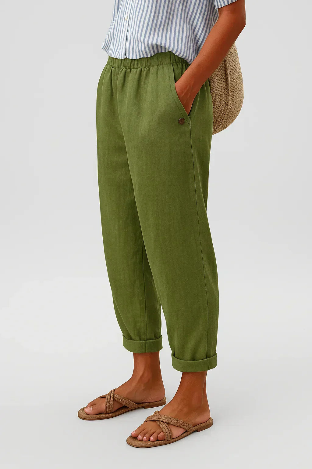 Jemma™ Timeless Linen-Cotton Trousers