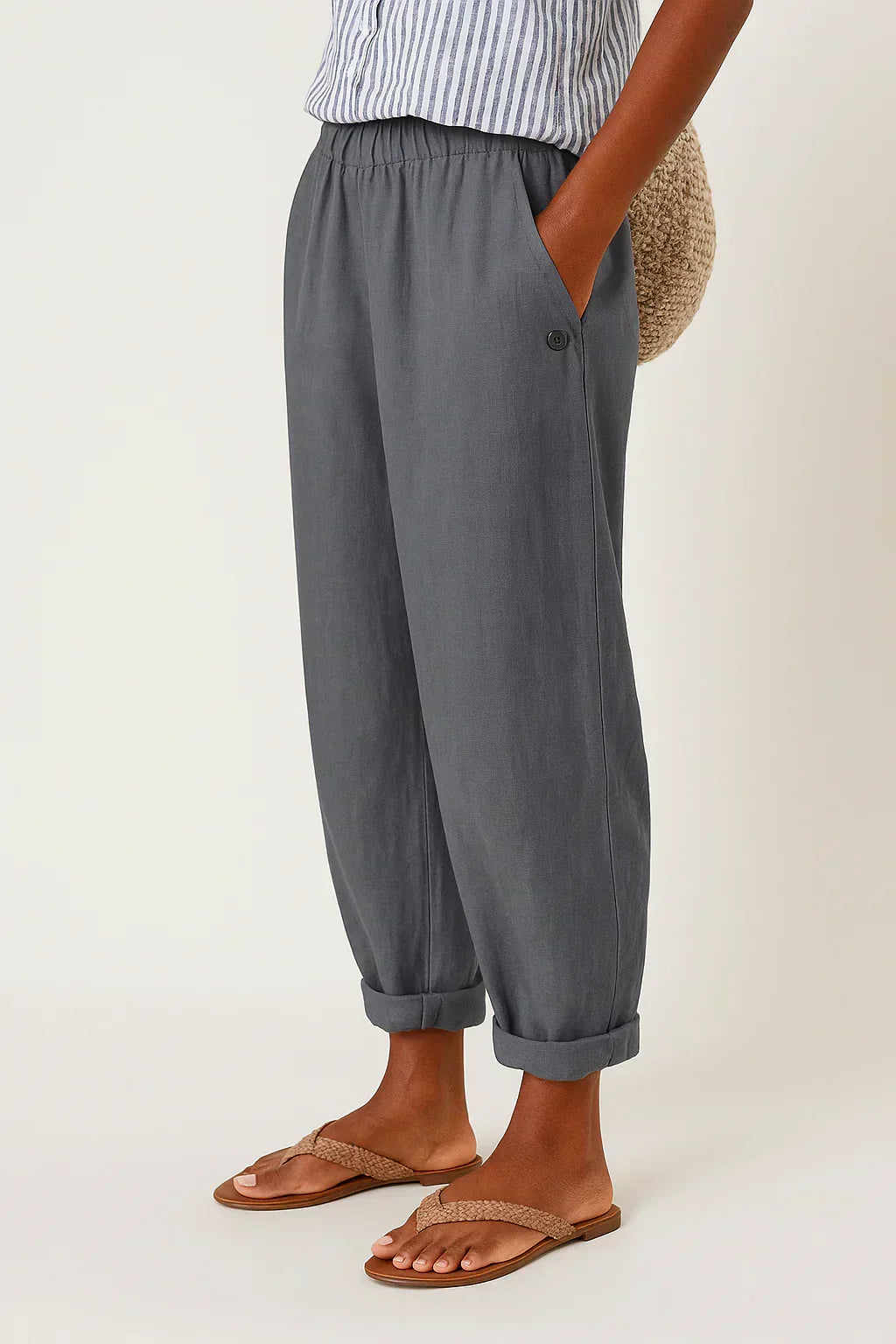 Jemma™ Timeless Linen-Cotton Trousers