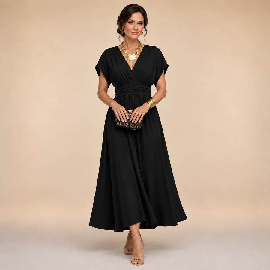Ameline™ Wrap Midi Dress
