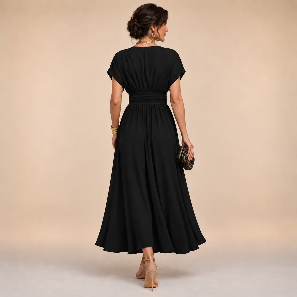 Ameline™ Wrap Midi Dress