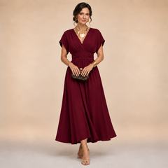 Ameline™ Wrap Midi Dress