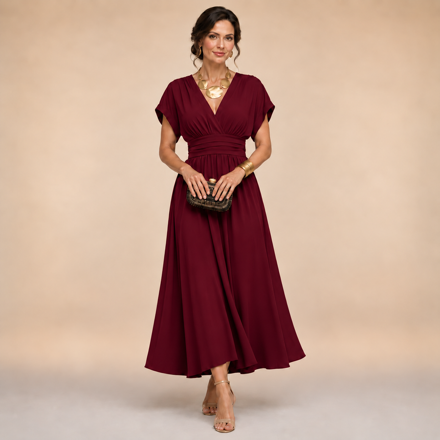 Ameline™ Wrap Midi Dress