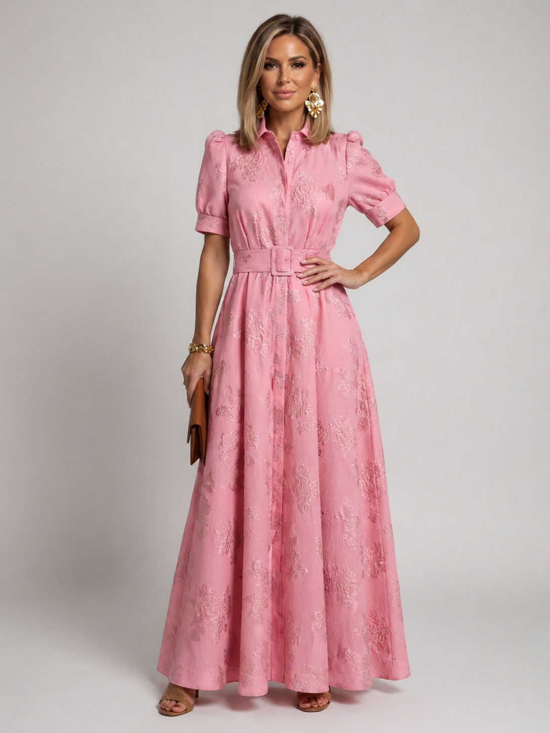 Juliette™ Belted Floral Maxi Dress