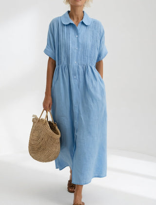 Lysandra™ Flowing Summer Shirt Dress