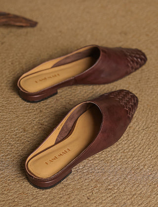 Mila™ Genuine Leather Mules