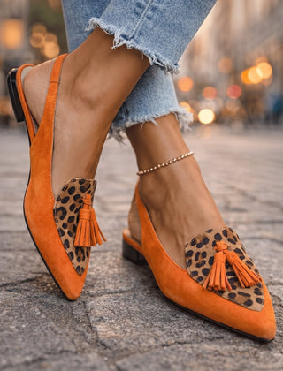 Dorotea™ Elegant Tassel Slingback Flats