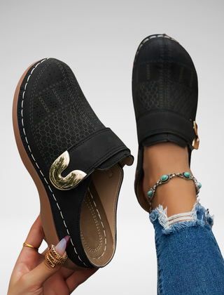 Caprielle™ Chic Supportive Wedge Sandals